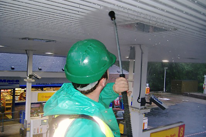 Garage Forecourt Cleaning Chester